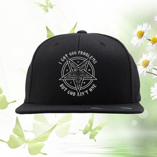 Mũ Snapback Hoạ Tiết Hình Dê Satan Phong Cách Hip-hop Thời Trang