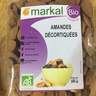 Hạt Hạnh Nhân Đã Tách Vỏ Hữu Cơ