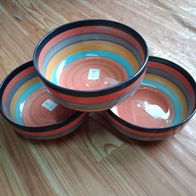 [Gốm-sứ] Tô tráng men ngũ sắc cao cấp 17*7,5cm