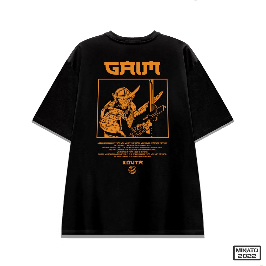 Áo thun Gaim Samurai Oversized