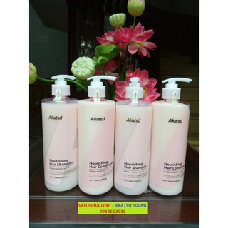 Cặp dầu gội xả dưỡng tóc Akatsu 500ml