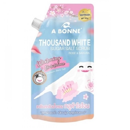 Muối tắm sữa bò tẩy da chết cực mịn da A Bonne Spa Milk Salt 350gr - Chuẩn Thái
