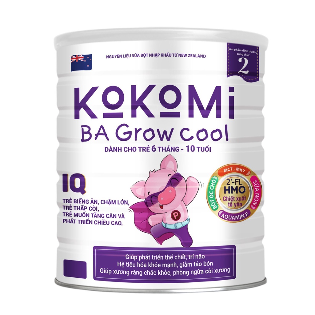 Sữa Kokomi Ba Grow Cool 900g