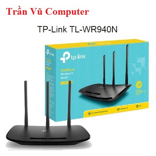 Bộ Phát Wifi Tplink WR940N, Bộ phát wifi 3 râu Tplink 940N