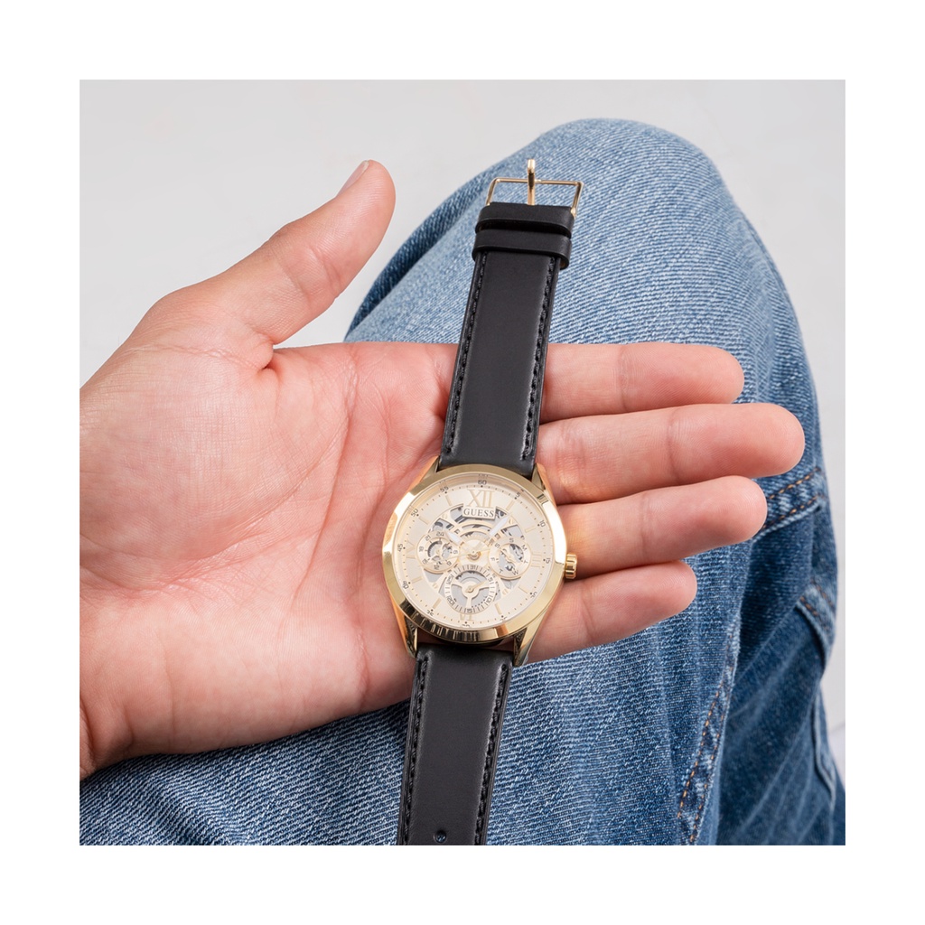 Đồng Hồ Nam Unisex Guess GW0389G1 GW0389G2 GW0389G3 , Dây Da , Size 42mm