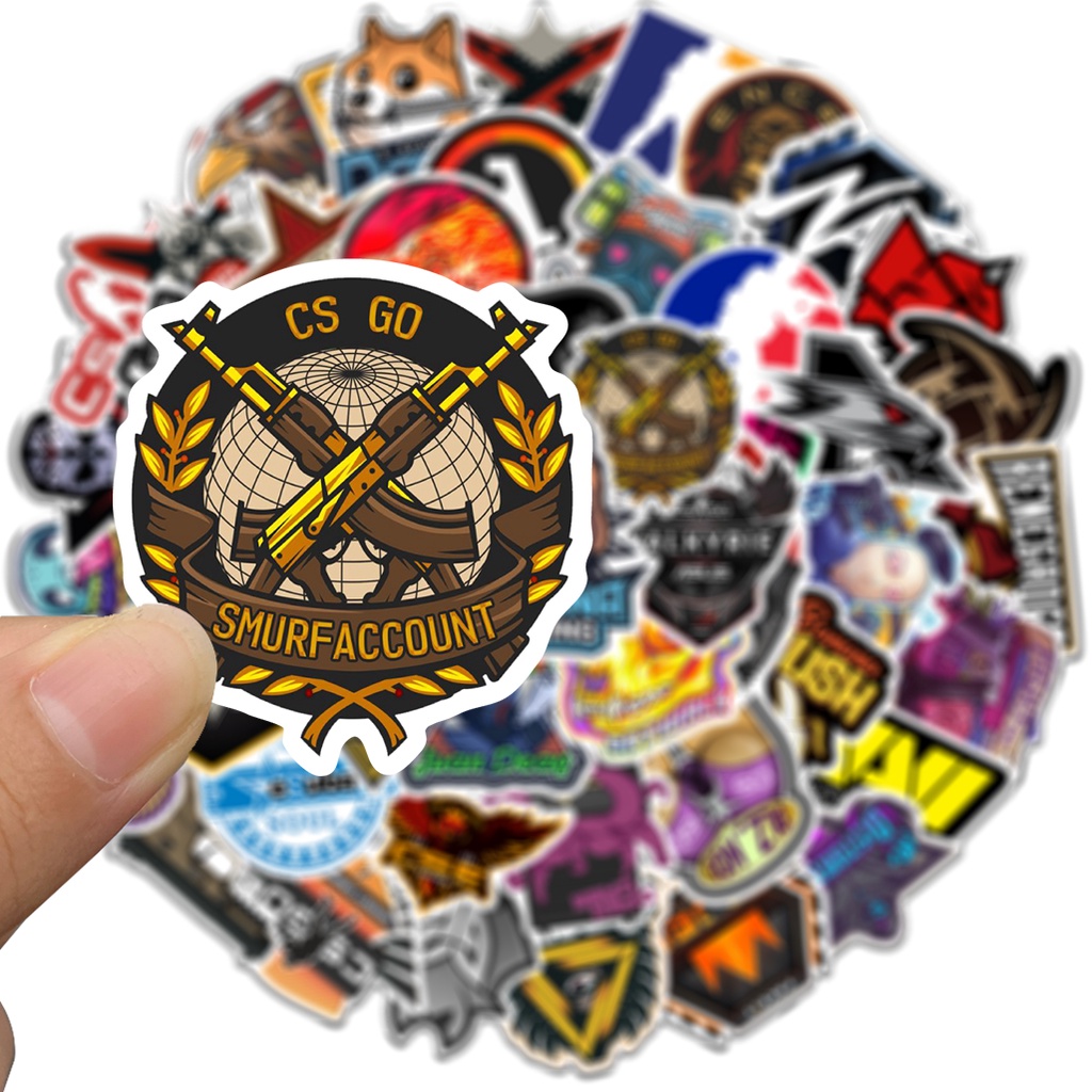 Bộ 10/50 Sticker Chống Thấm Nước Hình Xe Đạp