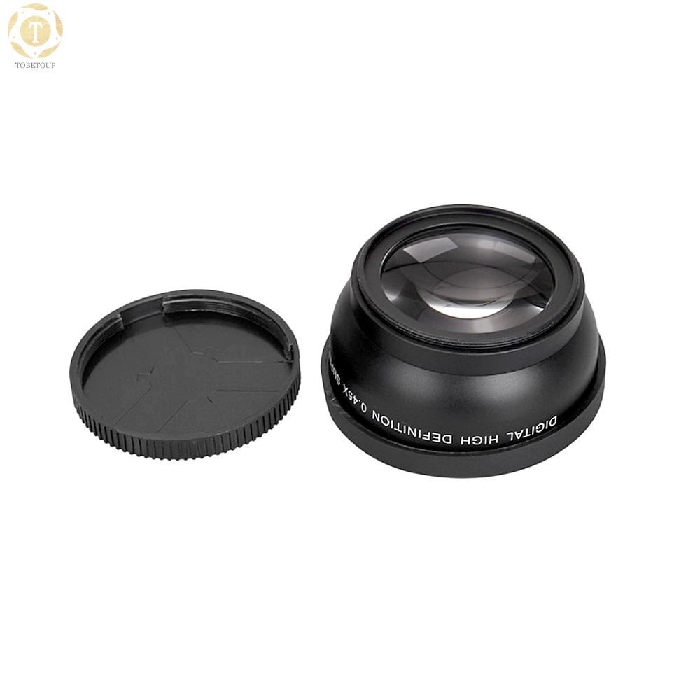 Bộ Ống Kính Góc Rộng Kèm Phụ Kiện Đi Kèm 12 Giờ 58mm 0.45x Hd Dành Cho Ống Kính Canon Nikon Sony Pentax 58mm