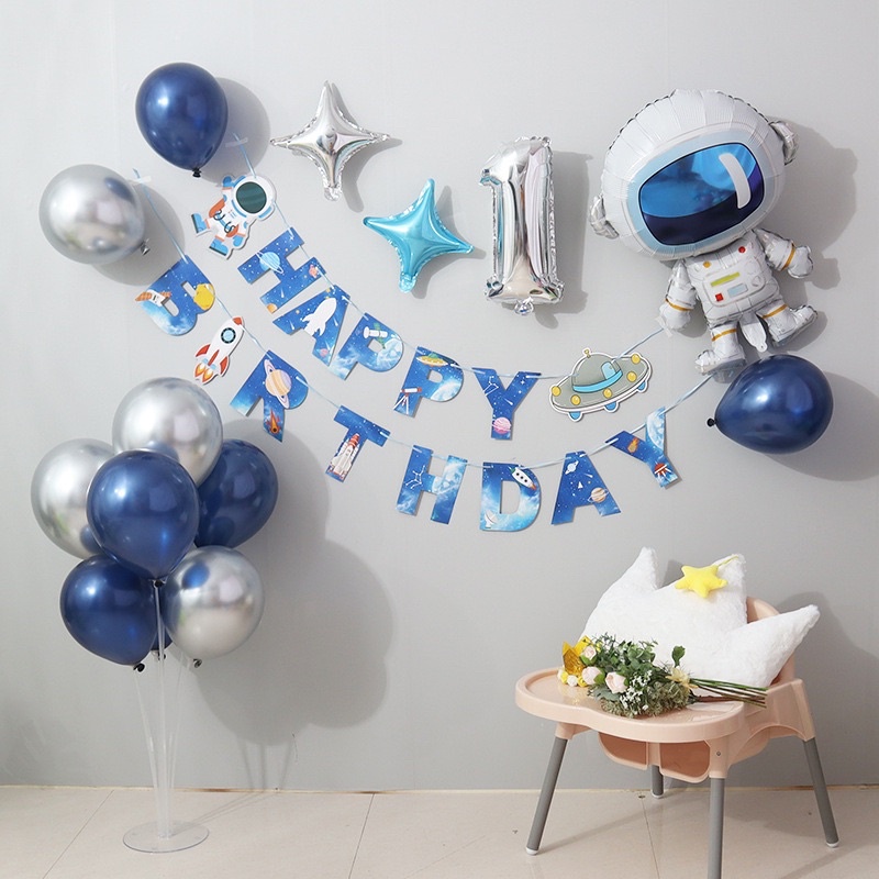 Set Bóng Trang Trí  Sinh Nhật Cho Bé Trai, Bé Gái