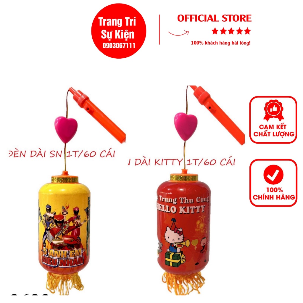 Đèn Lồng Trung Thu Quả Bí Dài Họa Tiết Hình Siêu Nhân Và Mèo Kitty Dễ Thương An Toàn Cho Bé Tạo Sự Chú Ý Tập Trung