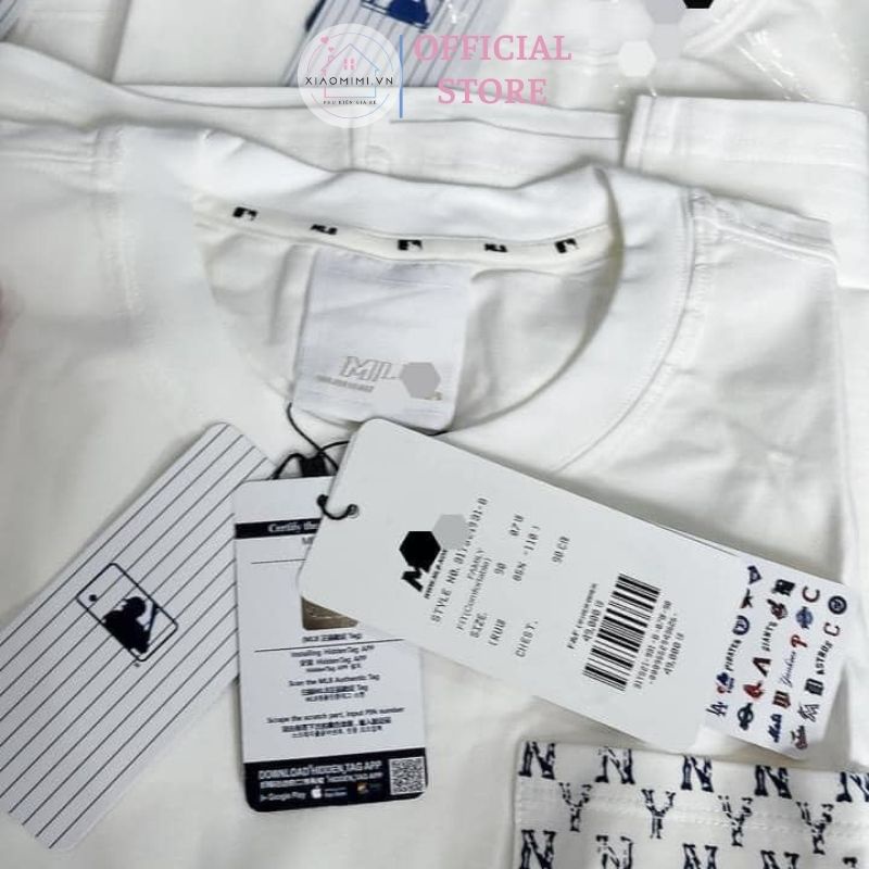 Áo thun nữ phông ML.B trắng có logo túi ngực chất cotton thoáng mát XIAOMIMI  M1.089.S | BigBuy360 - bigbuy360.vn
