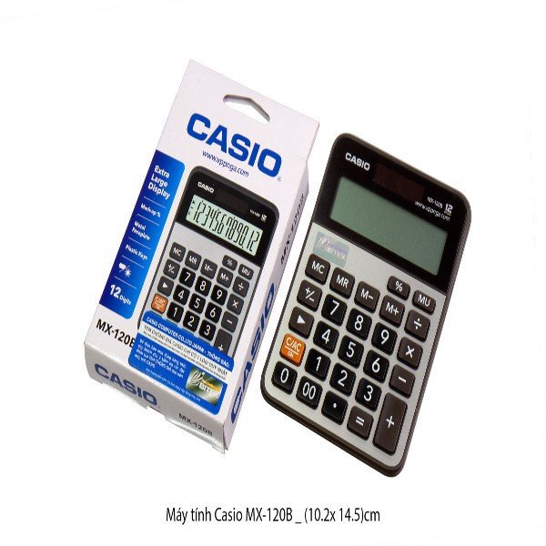 Máy Tính Casio MX 120B (Chính Hãng Bảo Hành 7 Năm)