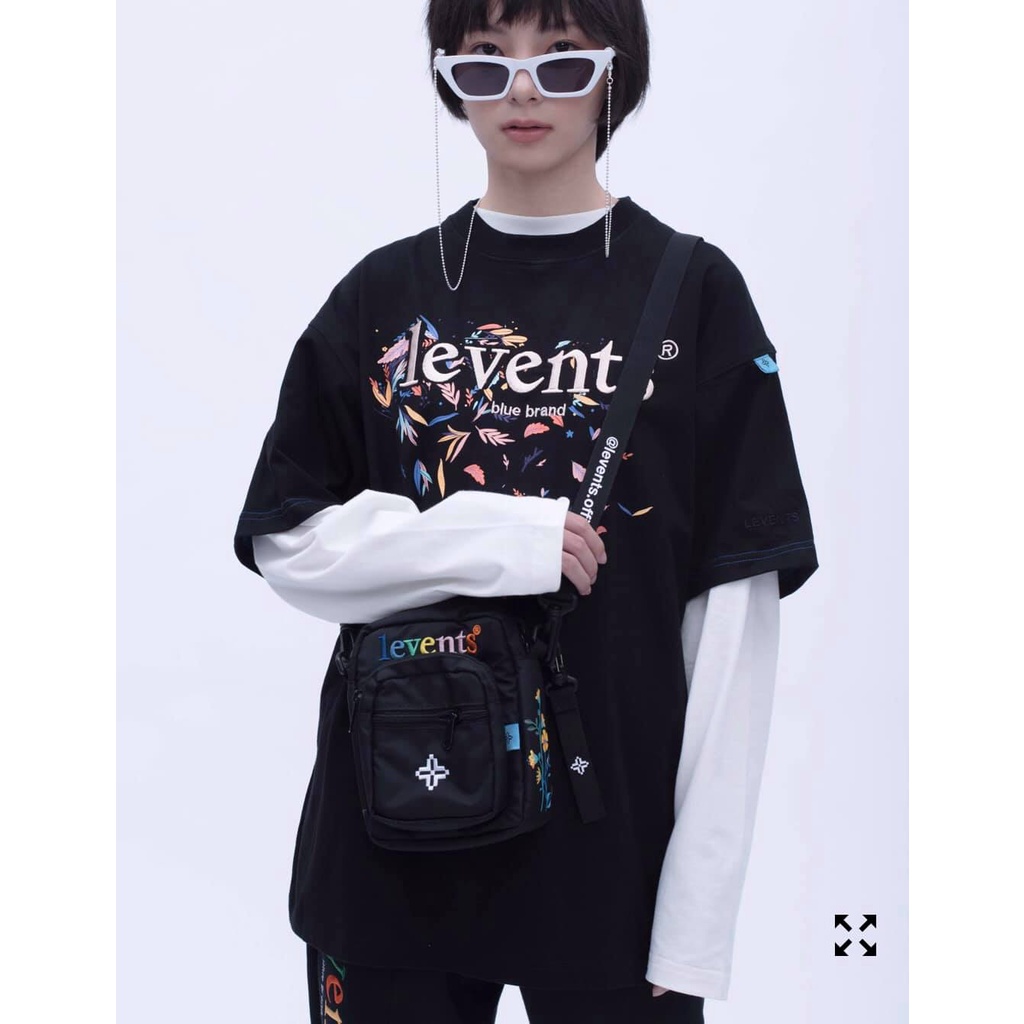 Áo thun  𝗧𝗘𝗘 𝗙𝗟𝗢𝗥𝗔𝗟 𝗕𝗟𝗔𝗖𝗞 𝗔𝗡𝗗 𝗪𝗛𝗜𝗧𝗘 ®️ - 𝑯𝒂̀𝒏𝒈 𝒄𝒉𝒊́𝒏𝒉 𝒉𝒂̃𝒏𝒈