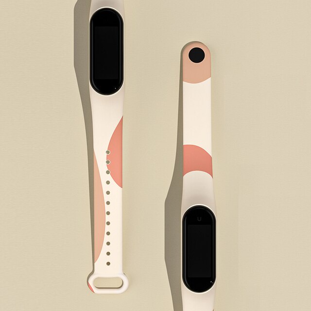 Dây Đeo Thay Thế Chất Liệu Silicon Màu Trơn Cho Xiaomi Mi band 5 6 NFC