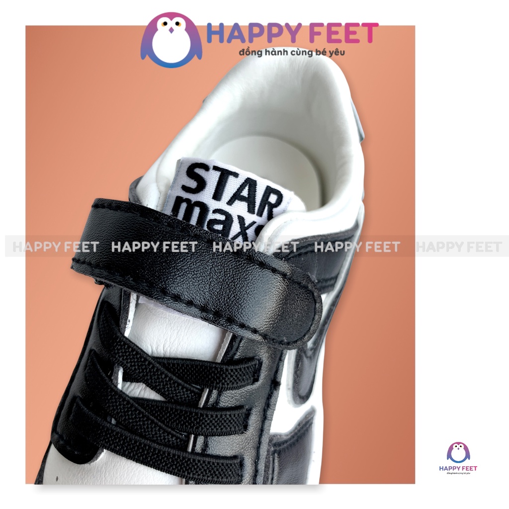 Giầy thể thao đế mềm thấp cổ Happy Feet cho bé trai 3-10 tuổi-No3585