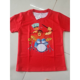 Áo thun dạ quang Kun cho bé