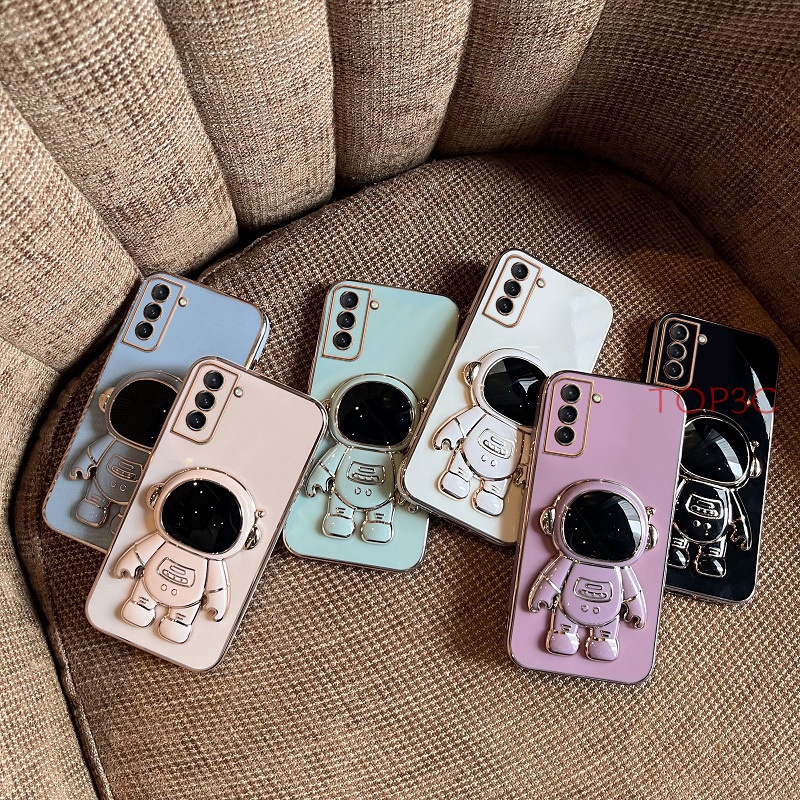 Ốp điện thoại samsung S10 Ốp Điện Thoại In Hình Phi Hành Gia Có Giá Đỡ Cho Samsung S10 plus S10 s20 Ultra s20 plus s20 fe S22 Ultra S21 Ultra YHY