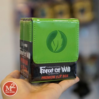 Hộp đựng bài Yugioh - Ultra Pro Force of Will - Wind Magic Stone Flip Deck Box