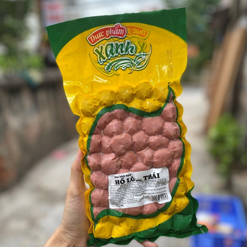 XÚC XÍCH HỒ LÔ THÁI TUỔI THƠ ĂN VẶT THẢ LẨU VIÊN CHIÊN 500G