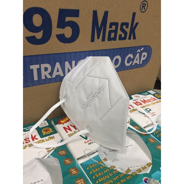 KHẨU TRANG NHƯ Ý NY95 CAO CẤP ( 5 LỚP 1 HỘP 10 CÁI )