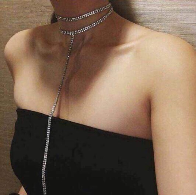 [RẺ VÔ ĐỊCH] VÒNG CỔ / CHOKER ĐÍNH ĐÁ SANG CHẢNH