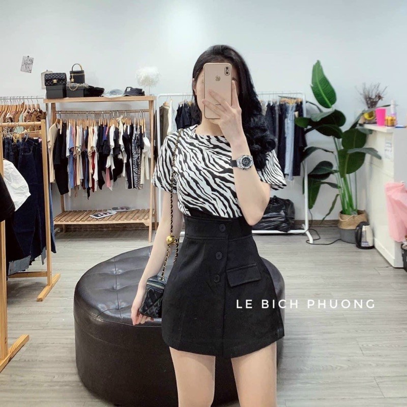 🚛[FREESHIP] Quần giả váy vạt đắp chéo 🔥🔥 Ảnh thật trải sàn