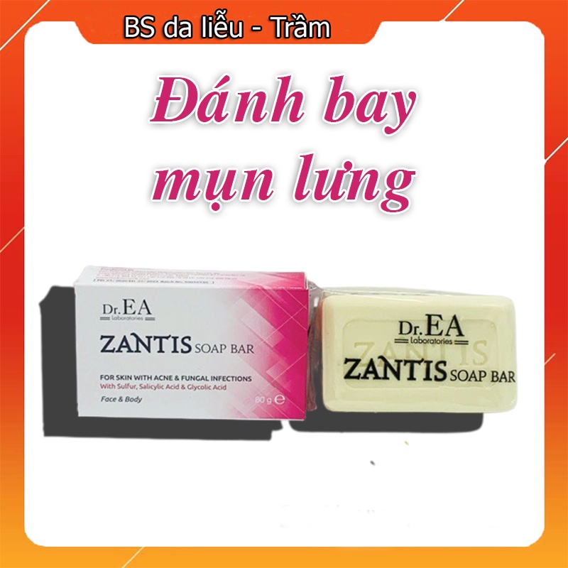 Xà phòng ZANTIS SOAP BAR ✨ Chính hãng ✨ XÀ PHÒNG Y KHOA giảm mụn lưng