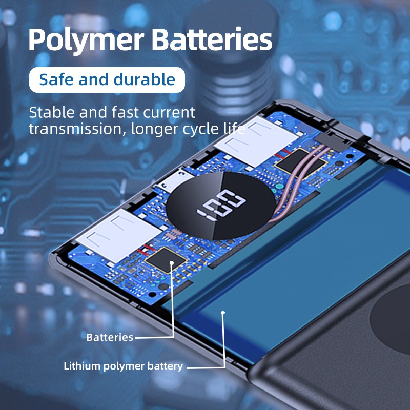 Sạc dự phòng Awei P117K 10000mAh hai cổng USB PD20W màn hình LED kỹ thuật số chất lượng cao