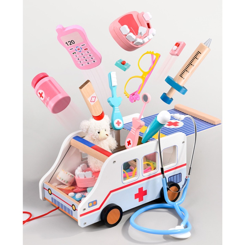 Bộ đồ chơi nhập vai bác sĩ 29/38/44 món cho bé