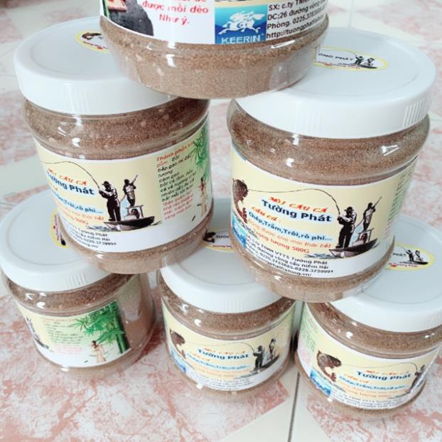 mồi câu tổng hợp bắt trắm + chép + chôi + rô phi 500g đa công dụng mồi siêu nhậy y hình giá rẻ