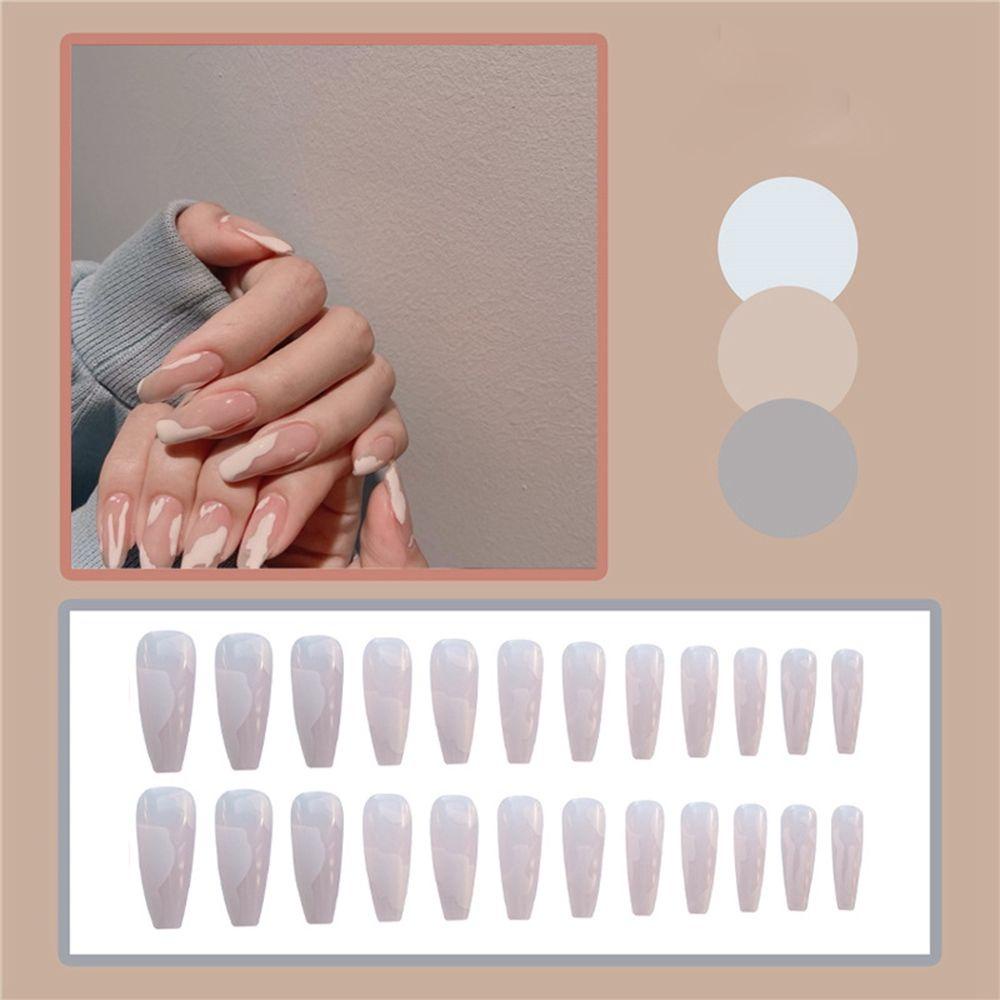 Bộ 24 Móng Tay Giả Che Phủ Toàn Diện Có Thể Tháo Rời