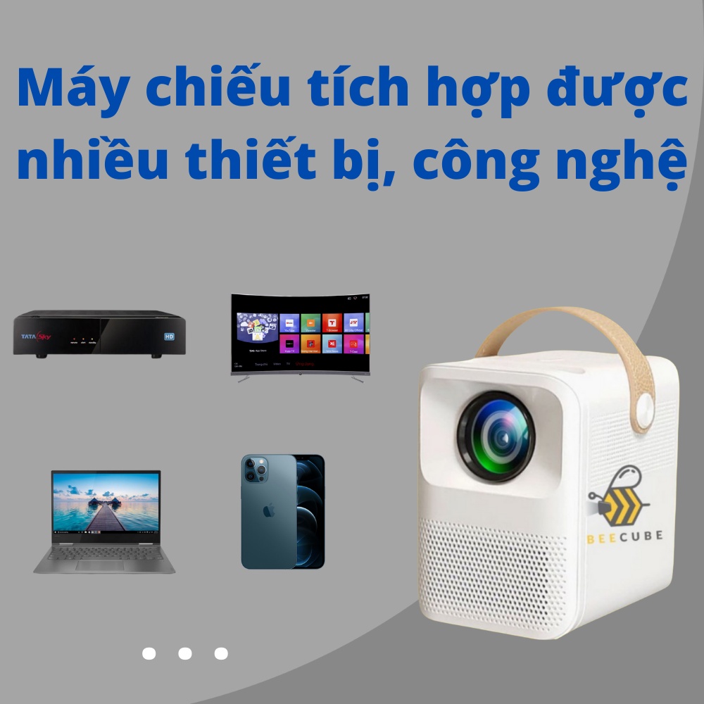 Máy Chiếu Mini BeeCube chính hãng, Full HD 1080, Bảo Hành 12 Tháng | BigBuy360 - bigbuy360.vn