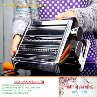 Máy cán mì 3 lưỡi, Máy cán mỳ 2 lưỡi