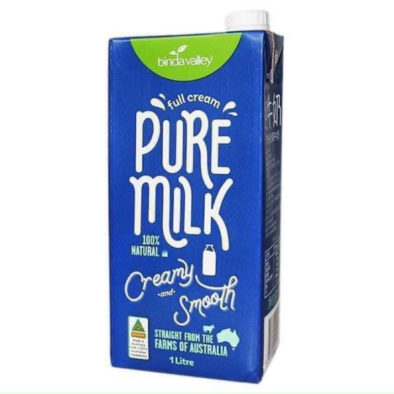 Thùng 12h Sữa tươi Úc PURE Milk 1 Lít date 6/2024