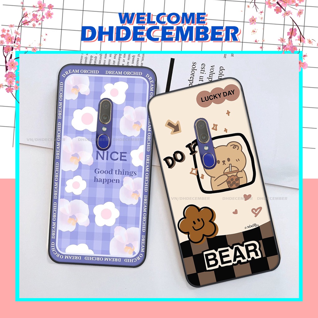 Ốp lưng Oppo F11 in hình gấu K@ws, gấu nâu, dor@emon RẺ- ĐẸP- BỀN