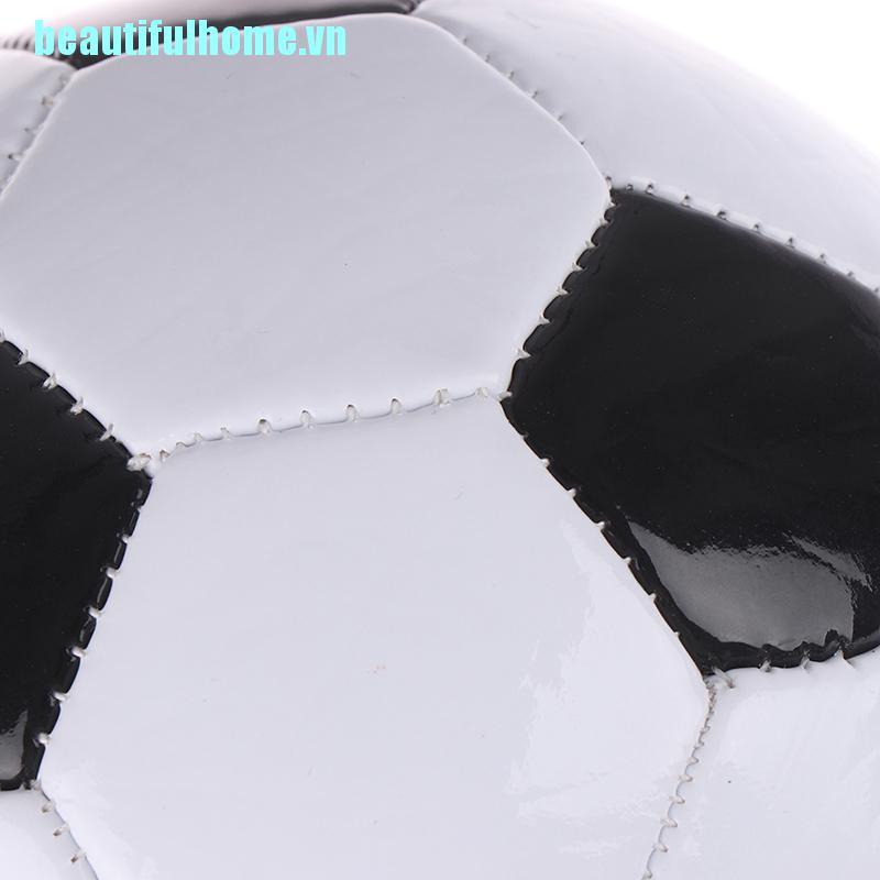 1 Quả Bóng Đá Bằng Nhựa PVC Hai Màu Đen Và Trắng