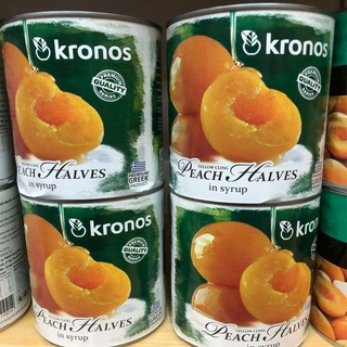 Đào Ngâm Kronos Lon 820g