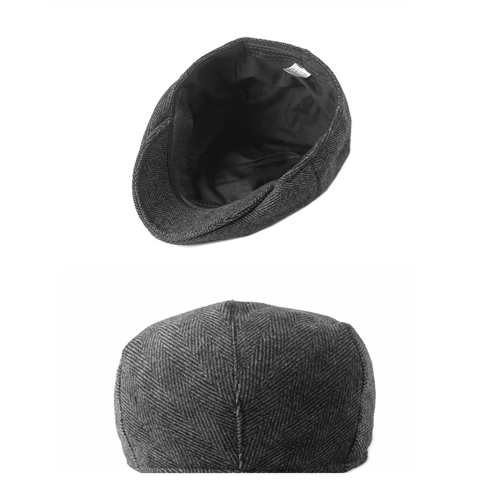 Mũ nồi beret, nón nồi trơn (không che tai) – chất liệu cotton, kiểu dáng basic cổ điển dành cho nam