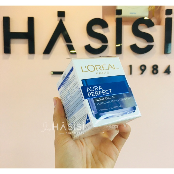 Kem Dưỡng Trắng Da Ban Đêm L'OREAL AURA PERFECT NIGHT CREAM 50ml