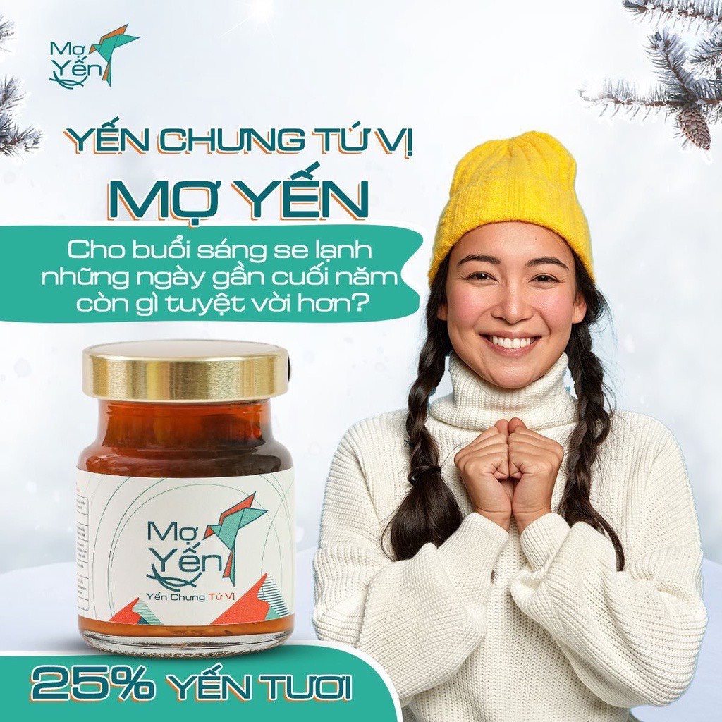 Yến Sào -Yến Chưng Khánh Hòa - combo 6 hủ