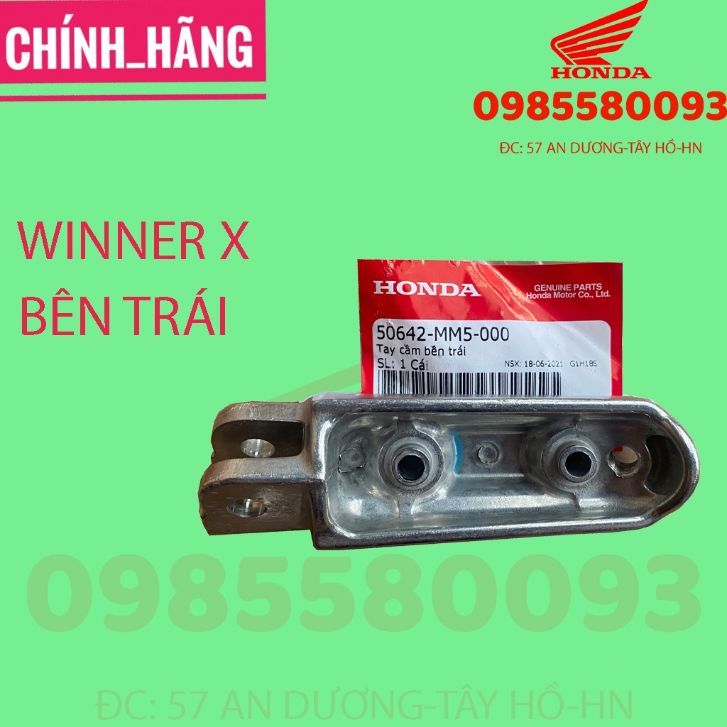 Giá đỡ để chân xe Winner X chính hãng Honda