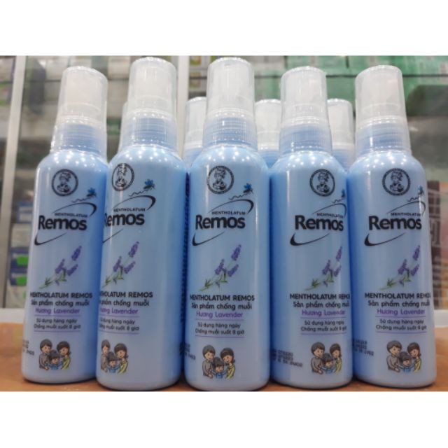 Xịt chống muỗi Remos - Hương Lavender