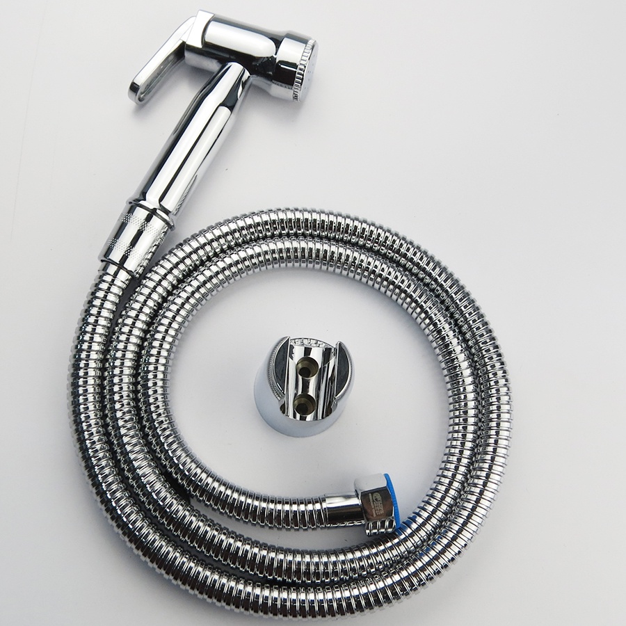 Bộ vòi xịt vệ sinh nhựa ABS mạ Chrome tăng áp Eurolife EL-X06