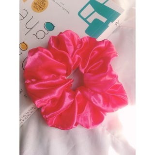 Dây buộc tóc Scrunchies lụa Phi Bóng