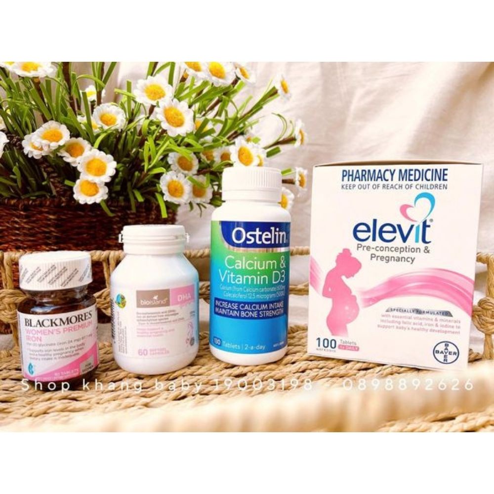 Viên Sắt bầu Blackmores Pregnancy Iron của Úc 30 viên ngăn ngừa thiếu máu không gây táo bón cho bà bầu - MẸ BEAN BON