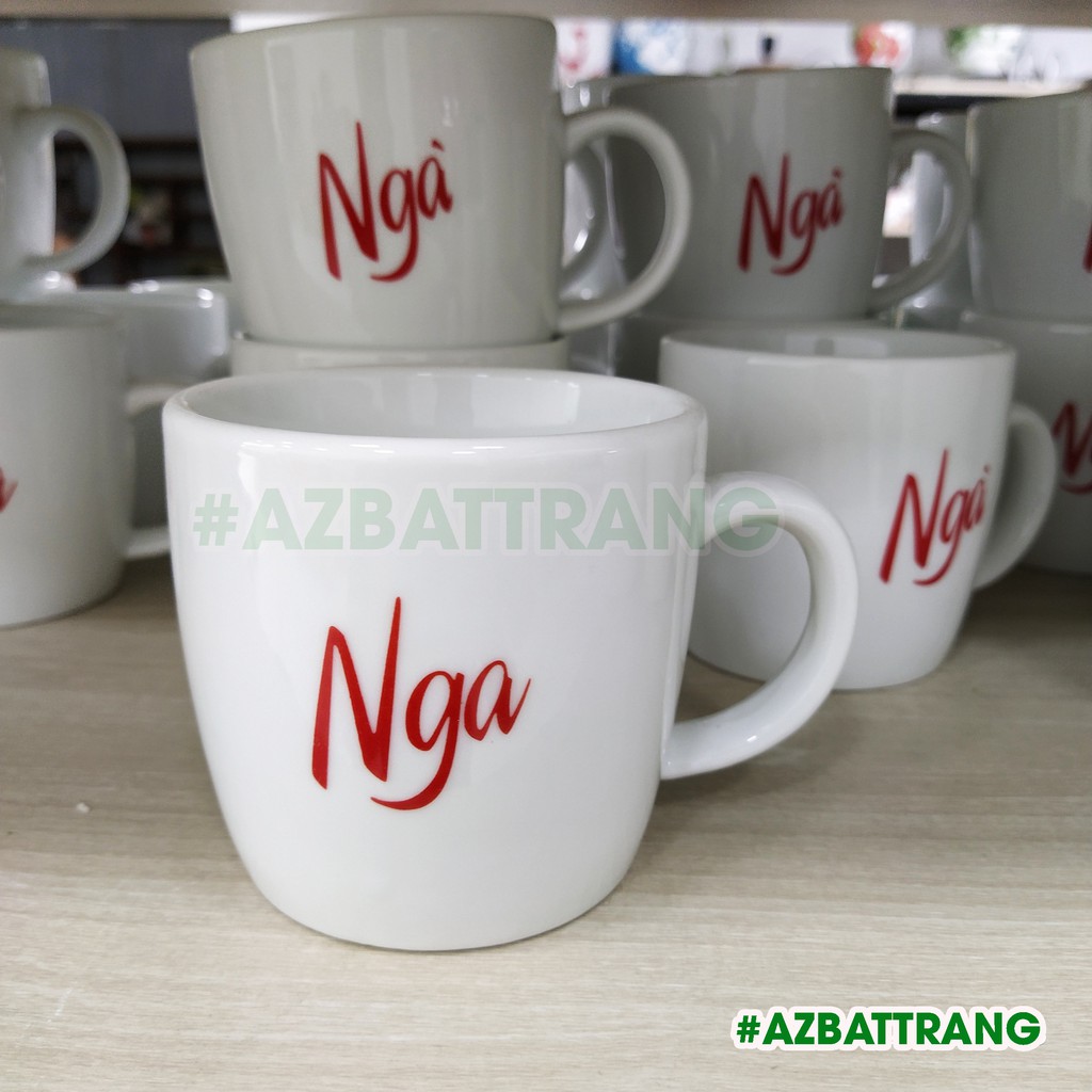 Ly cốc sứ IN TÊN Gốm Bát Tràng | BigBuy360 - bigbuy360.vn