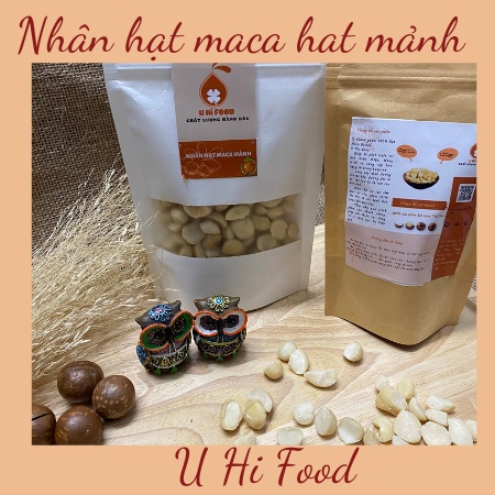 500gr nhân hạt maca sấy chín bể đôi. 100% Việt Nam