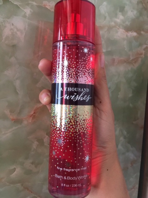 XỊT TOÀN THÂN BATH &amp; BODY WORKS A THOUSAND WISHES MIST 236ML