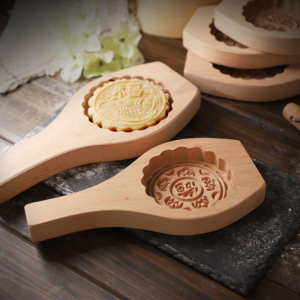RALPH Khuôn Làm Bánh Trung Thu Bằng Gỗ Phong Cách Trung Hoa