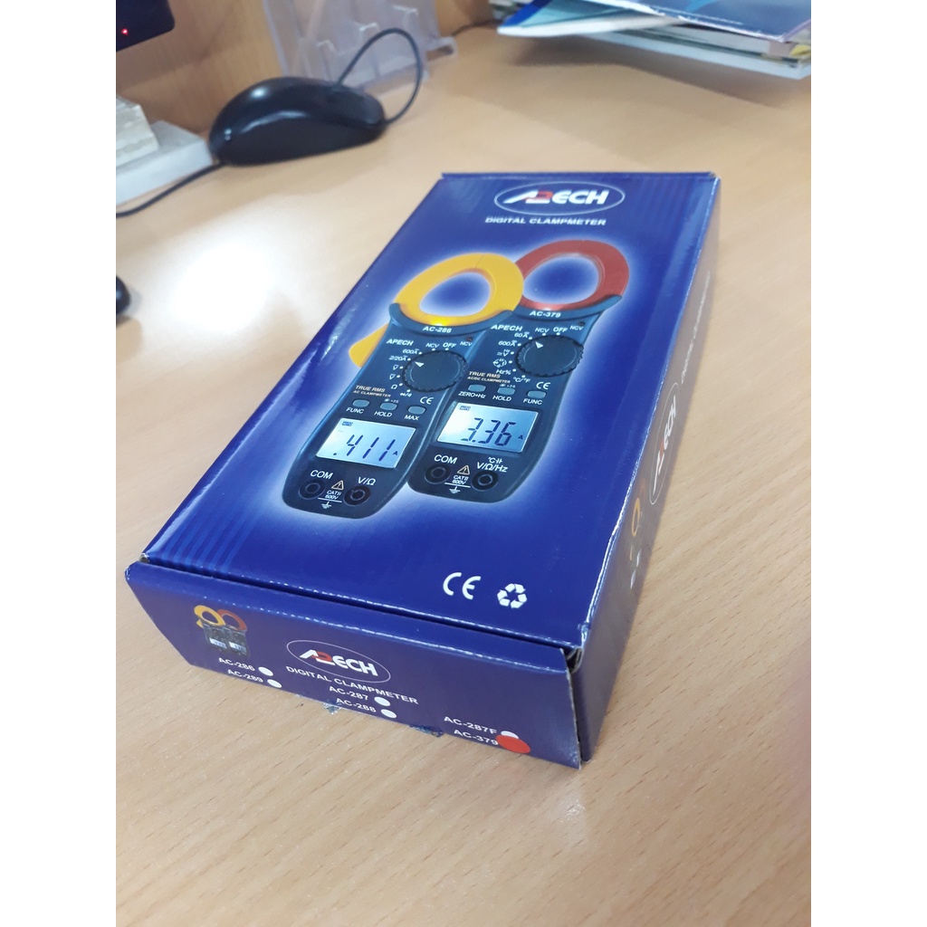 Apech AC-379 ampe kìm đo dòng điện acdc 600ampe TrueRMS APECH AC 379
