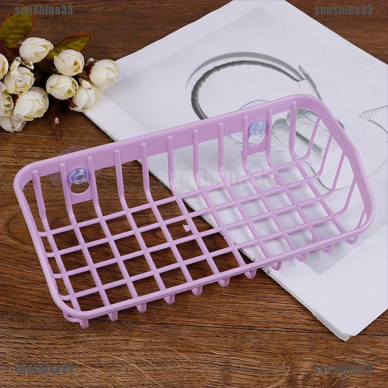 Giá đựng mút rửa chén/ xà phòng hai giác hút tiện dụng